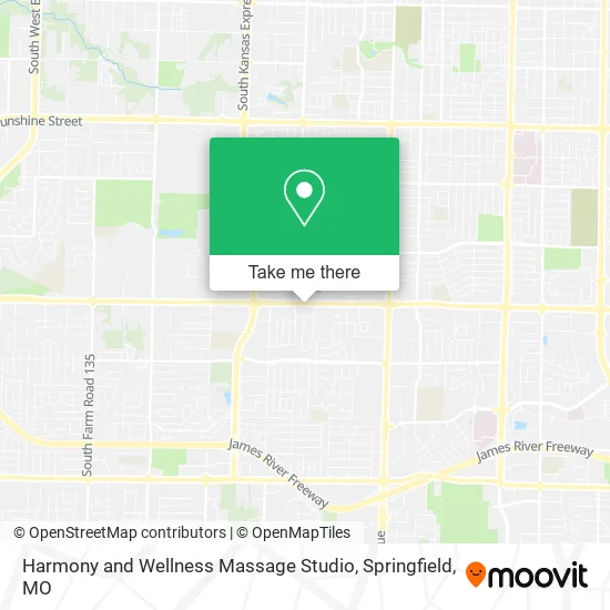 Mapa de Harmony and Wellness Massage Studio
