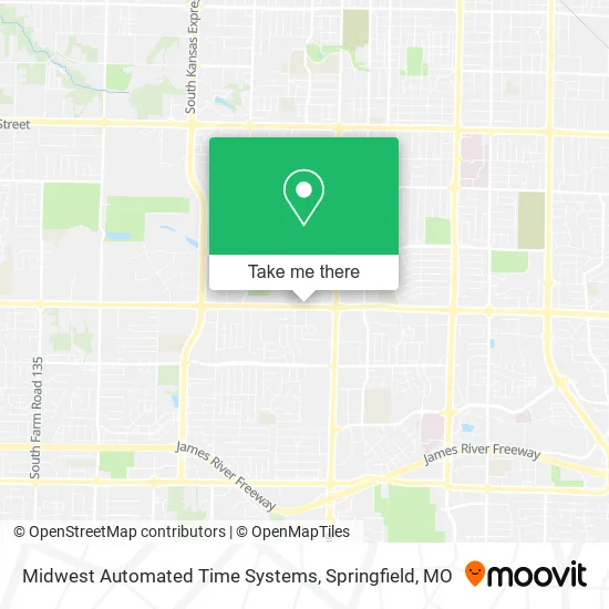 Midwest Automated Time Systems map