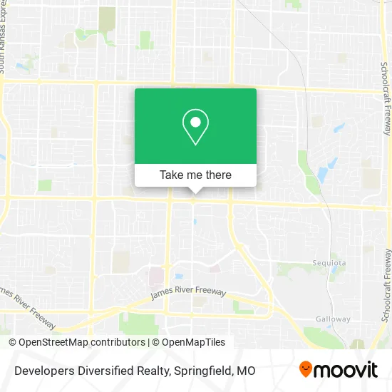 Mapa de Developers Diversified Realty