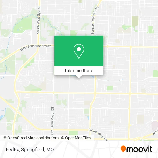 Mapa de FedEx