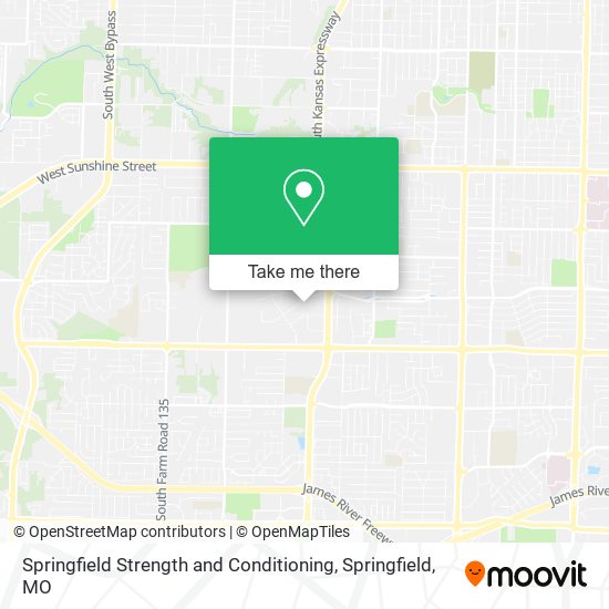 Mapa de Springfield Strength and Conditioning