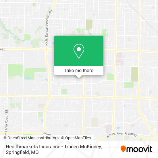 Mapa de Healthmarkets Insurance - Tracen McKinney