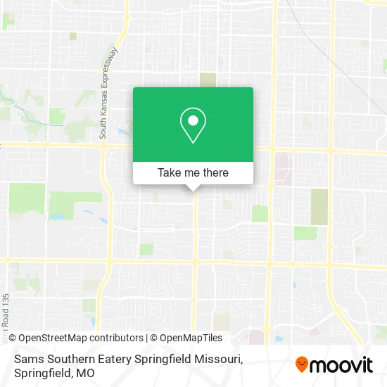 Sams Southern Eatery Springfield Missouri map
