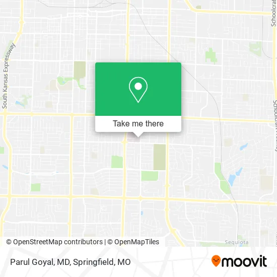 Parul Goyal, MD map