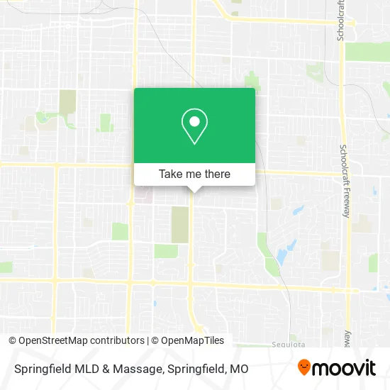 Springfield MLD & Massage map