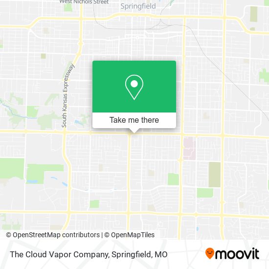 The Cloud Vapor Company map