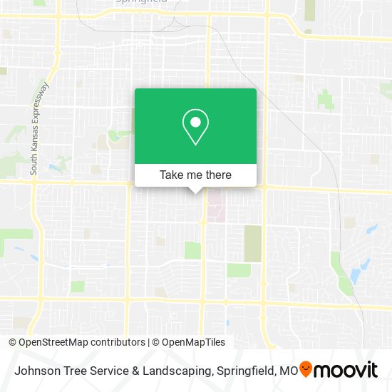 Johnson Tree Service & Landscaping map