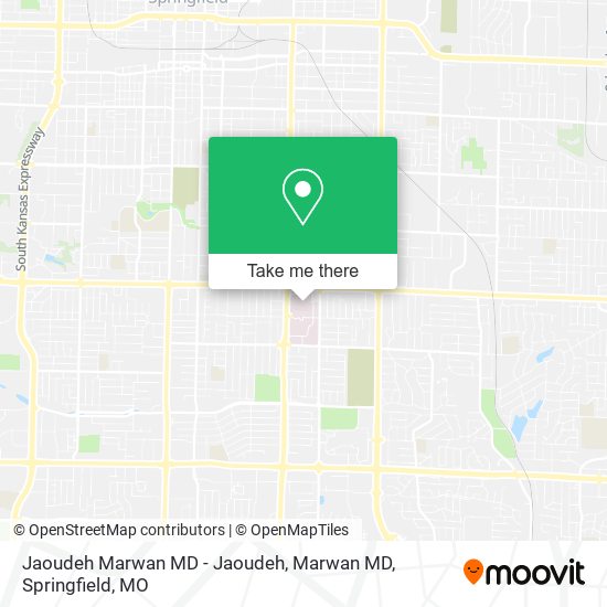 Mapa de Jaoudeh Marwan MD - Jaoudeh, Marwan MD