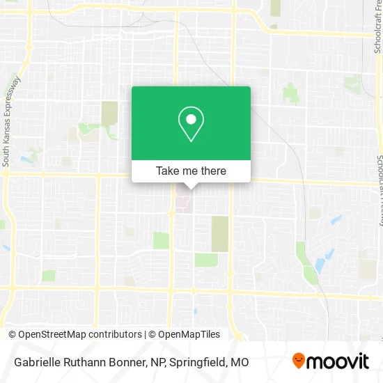 Gabrielle Ruthann Bonner, NP map