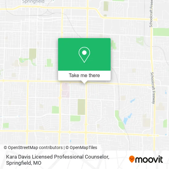 Kara Davis Licensed Professional Counselor map