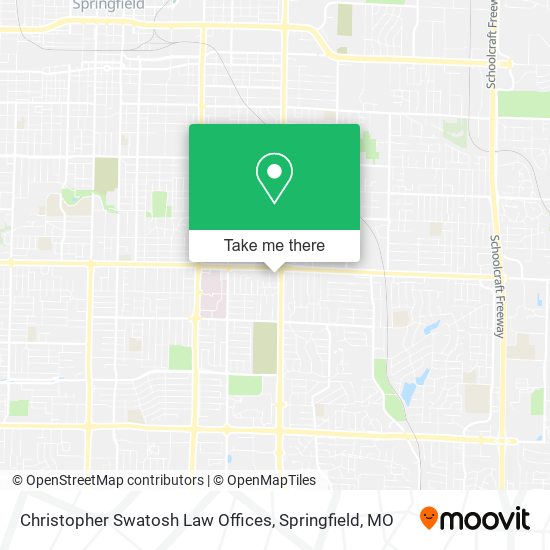 Mapa de Christopher Swatosh Law Offices