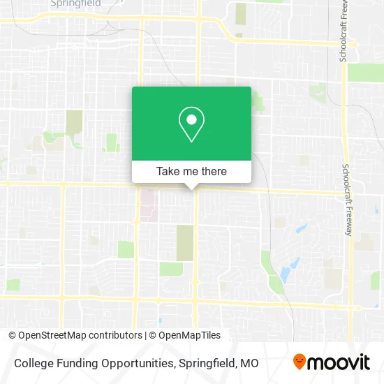 College Funding Opportunities map