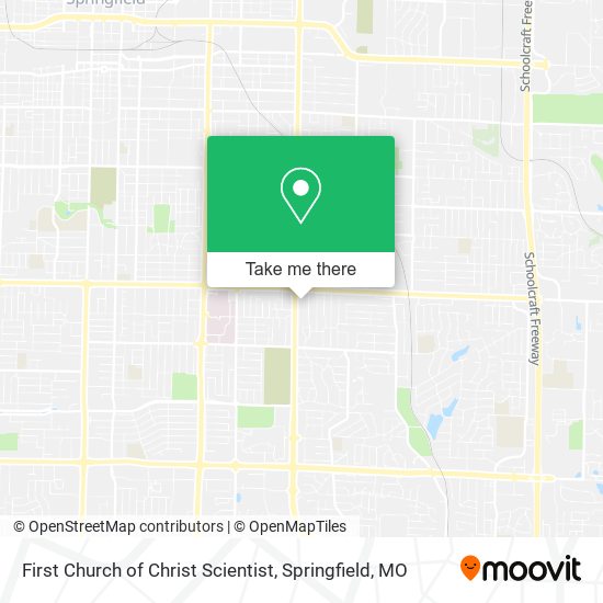 First Church of Christ Scientist map