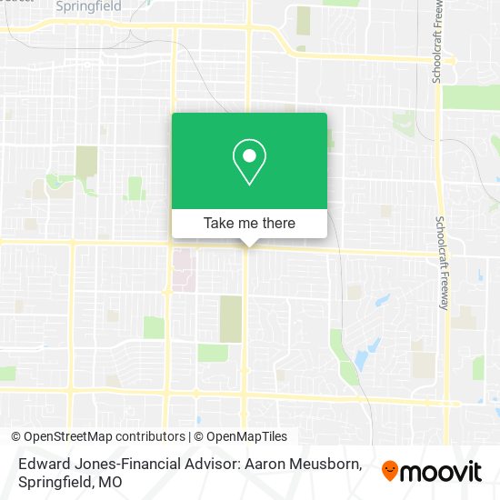 Mapa de Edward Jones-Financial Advisor: Aaron Meusborn