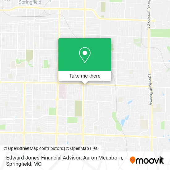 Edward Jones-Financial Advisor: Aaron Meusborn map