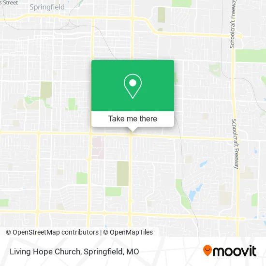 Living Hope Church map