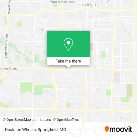 Deals on Wheels map
