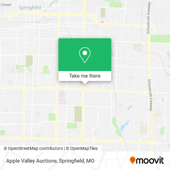 Apple Valley Auctions map