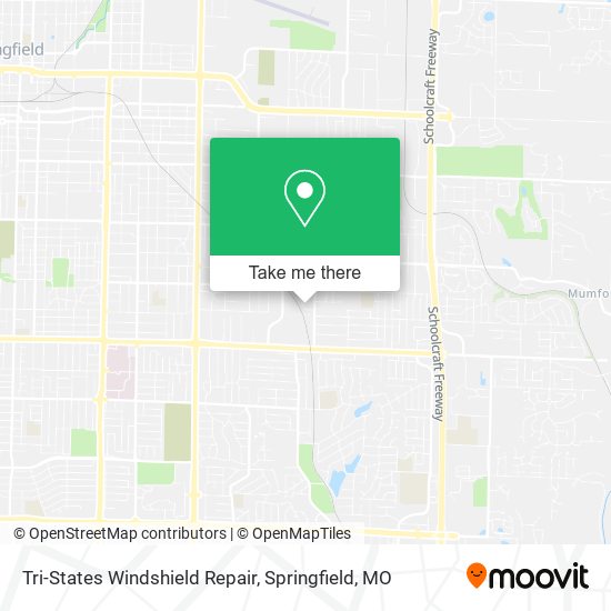 Mapa de Tri-States Windshield Repair