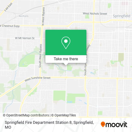 Mapa de Springfield Fire Department Station 8