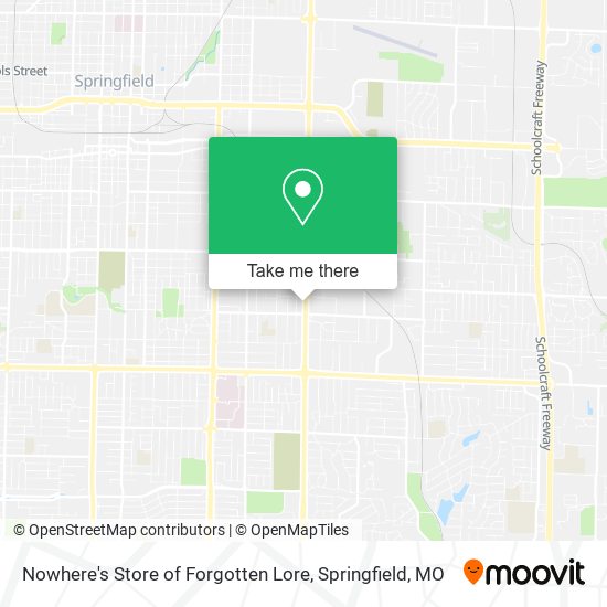 Nowhere's Store of Forgotten Lore map