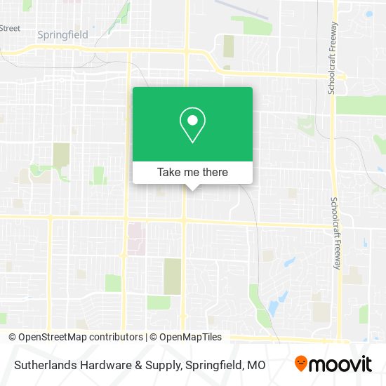 Sutherlands Hardware & Supply map