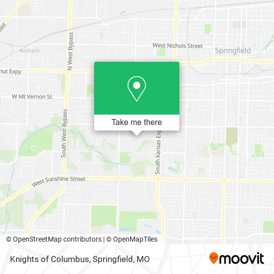 Mapa de Knights of Columbus
