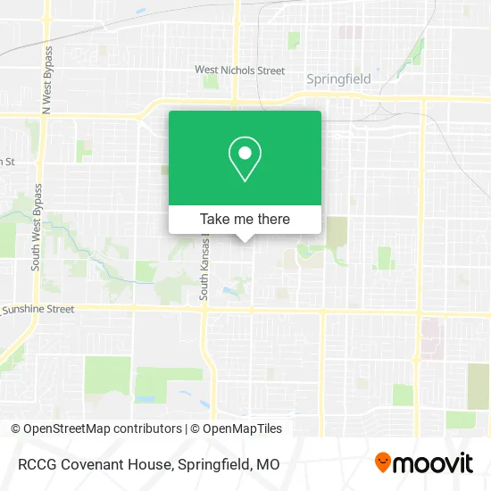 Mapa de RCCG Covenant House