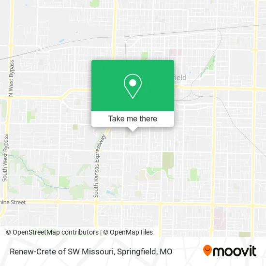 Mapa de Renew-Crete of SW Missouri