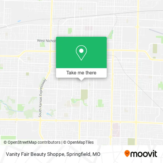 Vanity Fair Beauty Shoppe map