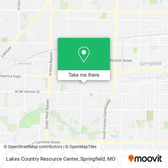 Mapa de Lakes Country Resource Center