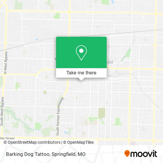 Barking Dog Tattoo map