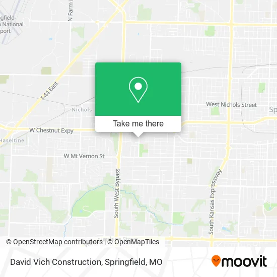 Mapa de David Vich Construction
