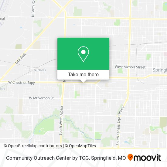 Community Outreach Center by TCG map