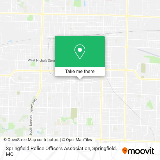 Springfield Police Officers Association map