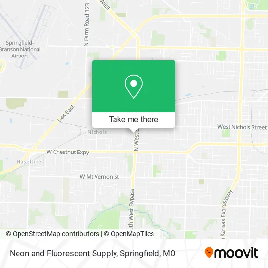 Mapa de Neon and Fluorescent Supply