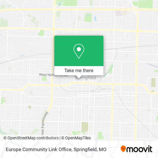 Mapa de Europe Community Link Office