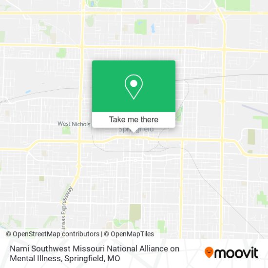 Nami Southwest Missouri National Alliance on Mental Illness map