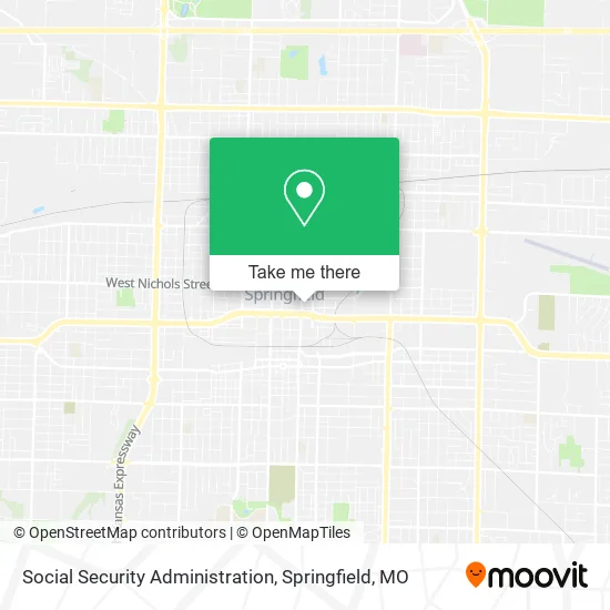 Social Security Administration map