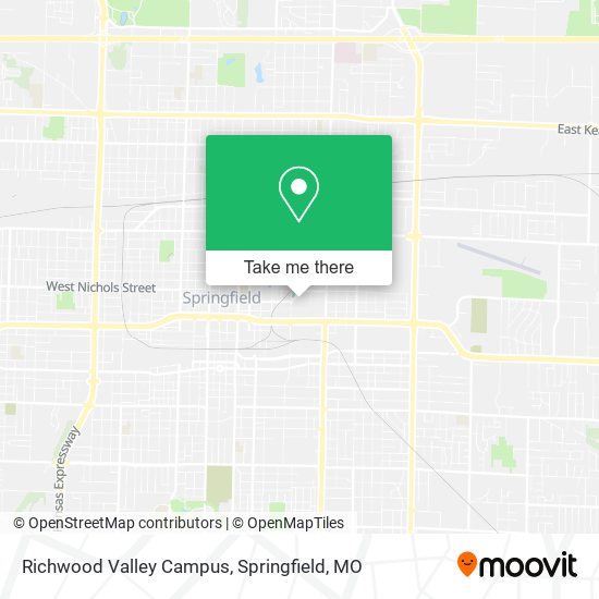 Mapa de Richwood Valley Campus