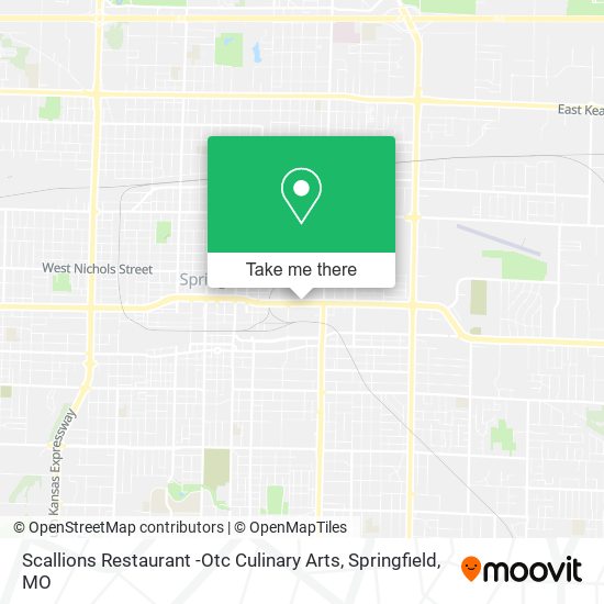 Mapa de Scallions Restaurant -Otc Culinary Arts