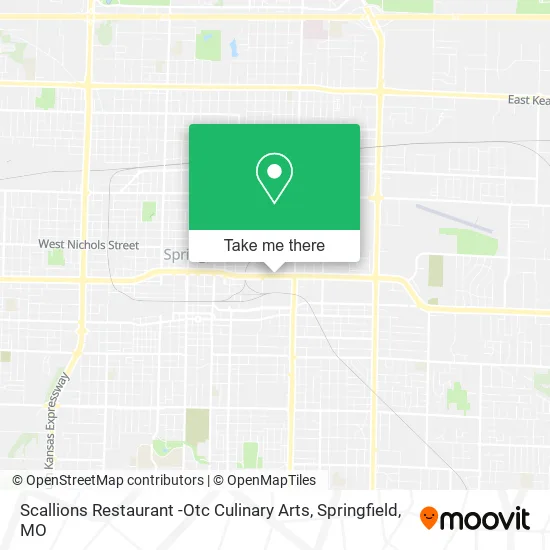 Scallions Restaurant -Otc Culinary Arts map