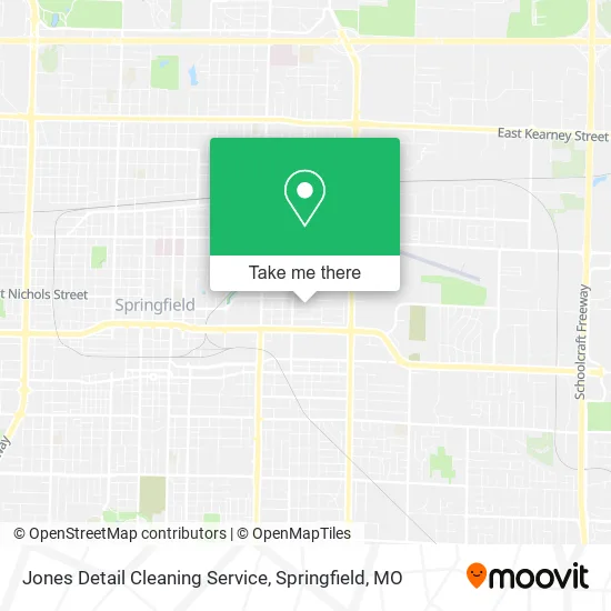 Jones Detail Cleaning Service map