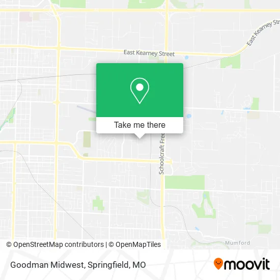Mapa de Goodman Midwest