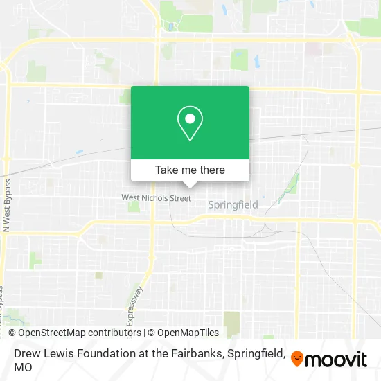 Mapa de Drew Lewis Foundation at the Fairbanks