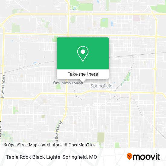 Table Rock Black Lights map