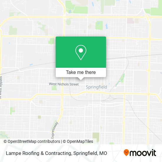 Mapa de Lampe Roofing & Contracting