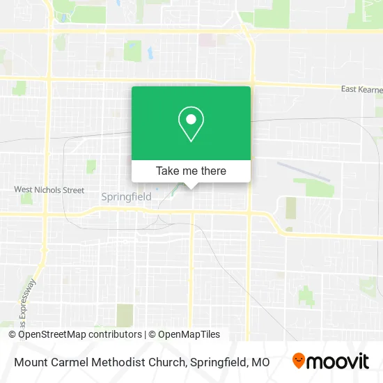 Mount Carmel Methodist Church map
