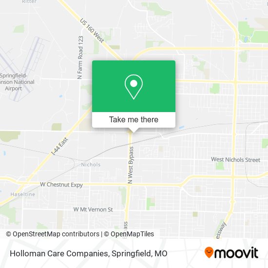 Mapa de Holloman Care Companies