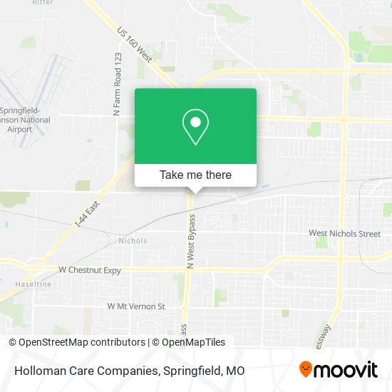 Mapa de Holloman Care Companies